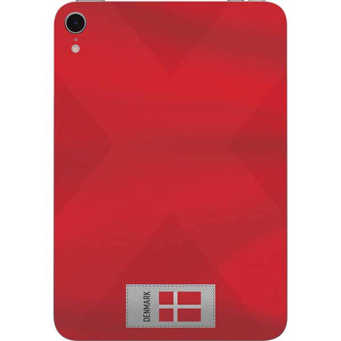 Denmark Soccer Flag Apple iPad Mini Skin